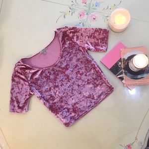 crushed velvet top 💞💖